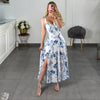 VESTIDO AZUL FLORES